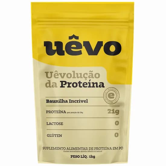Uevo Proteina 1KG - Baunilha Incrível