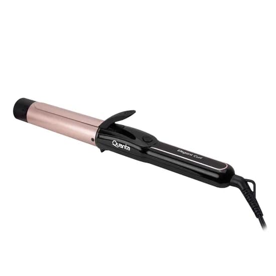 Modelador de Cachos Quanta QTOC320 - 48W - 210°C - Cerâmica - Bivolt - Preto e Rose