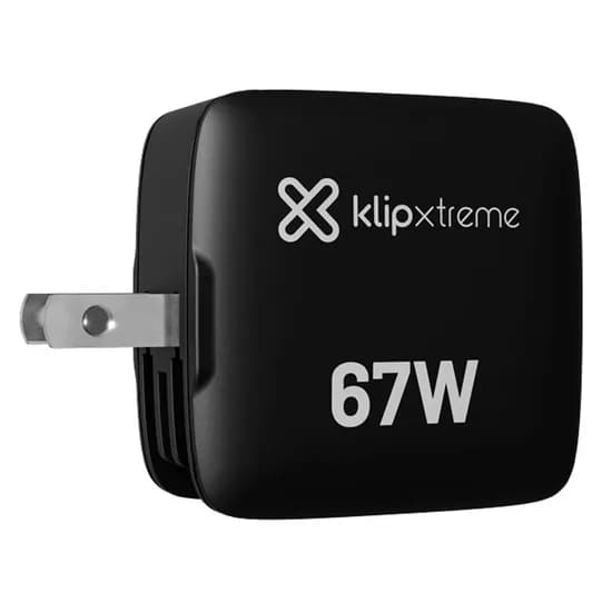 Carregador Klip KMC-500 Powerwall 67 USB-C X2/USB-A Sem Cabo - Black