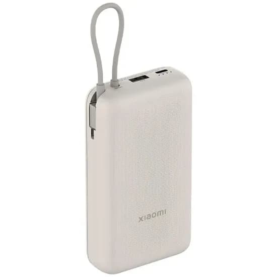 Carregador Portátil Xiaomi 33W Power Bank PB2030MI 20.000 Mah Saídas USB e 2 USB-C - Tan