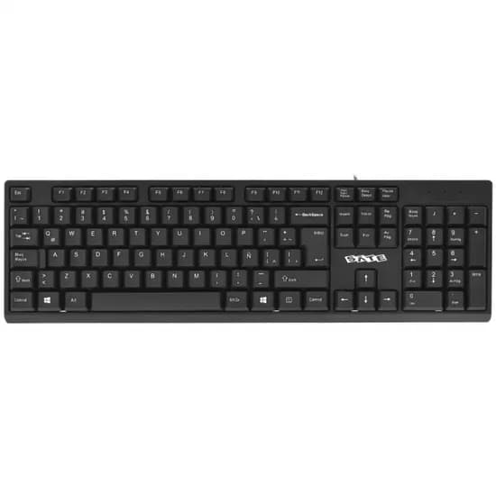 Teclado Sate AK-962 USB Espanhol Preto