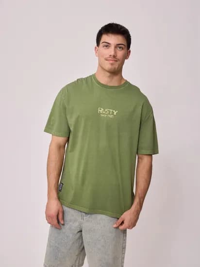 Remera Rusty Flipda Verde