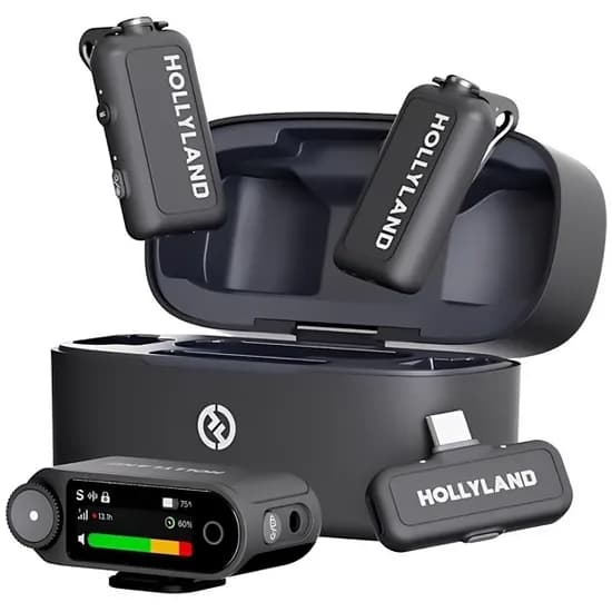 Microfone Sem Fio Hollyland Lark Max 2 Combo com USB-C - Space Gray