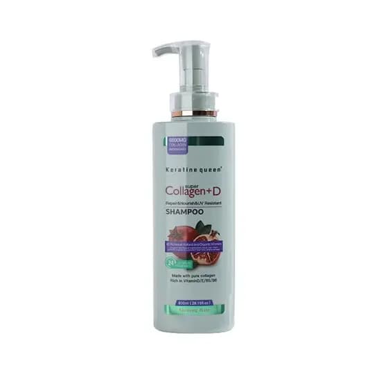 Shampoo Capilar Keratine Queen Collagen+D 800ML