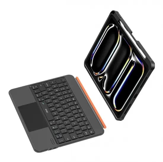 Capa com Teclado Wiwu MK007 Combo Pro, 360°, Magnético, para iPad Pro 11" - Preto
