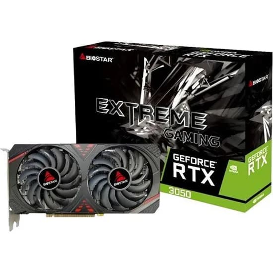 Placa de Video 6GB Exp. GF-RTX3050 Biostar Extreme Gaming
