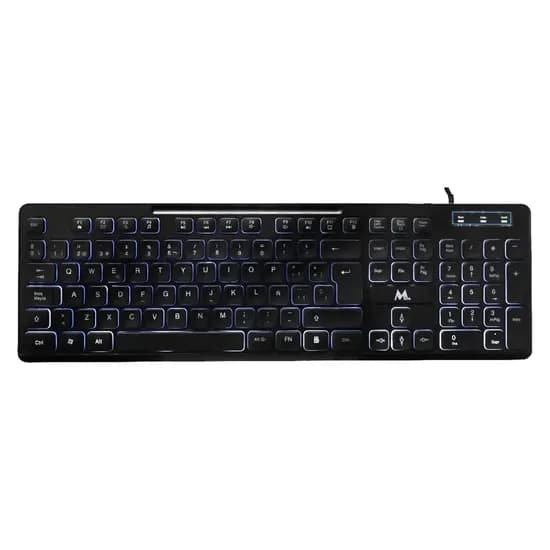 Teclado Mtek KB-7269L-PT USB Português - Preto