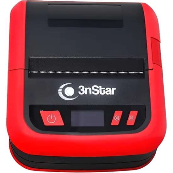 Impressora Pos Térmica 3NSTAR PPT305BT Portátil 1D/2D Bluetooth - Preto/Vermelho
