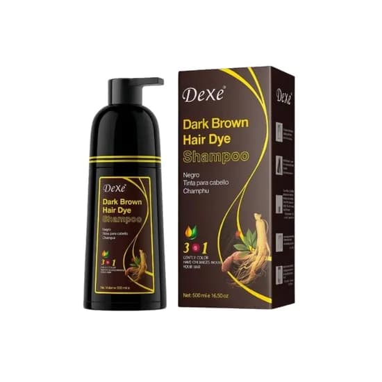 Dexe Ginseng Hair Shampoo Dark Brown 500ML