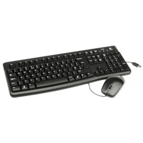 Teclado e Mouse USB Logitech MK120 - Espanhol