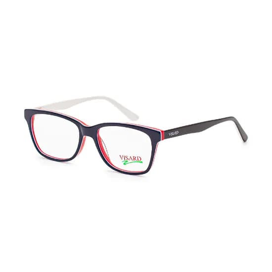 Armação para Óculos de Grau Visard CO5866 Col.04 Tam. 53-17-140MM - Azul/Preto