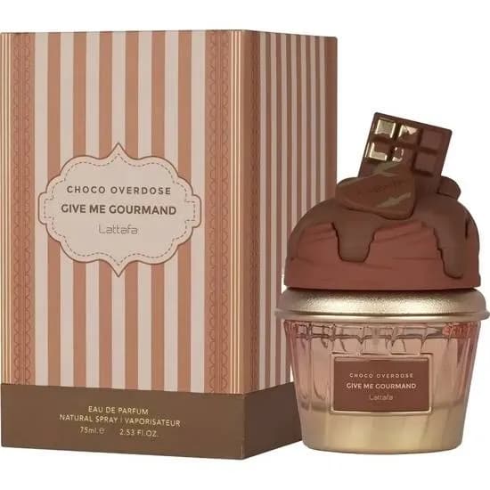 Perfume Lattafa Give Me Gourmand Choco Overdose Edp 75ML - Feminino