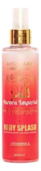 Body Splash Miss Rôse Desodorante Colonia Árabe 200ML