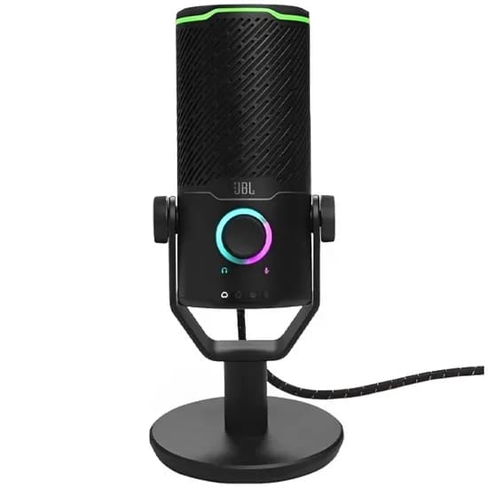 Microfone JBL Quantum Stream Studio Cardióide/Omnidirecional com USB - Preto