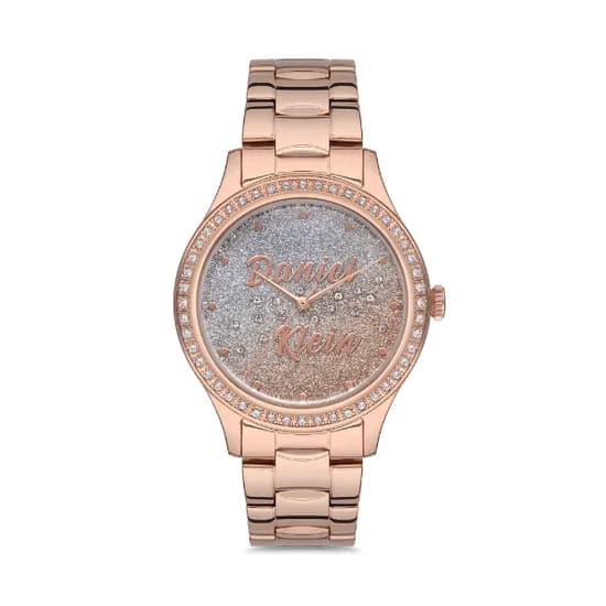Relógio Analógico Feminino Daniel Klein Premium DK.1.12538-2 - Rosa Ouro