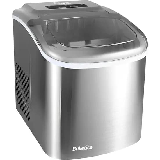 Máquina de Gelo Quanta Bulletice QTFHB12 220 - 240 V ~ 50 60 HZ - Prata/Cinza