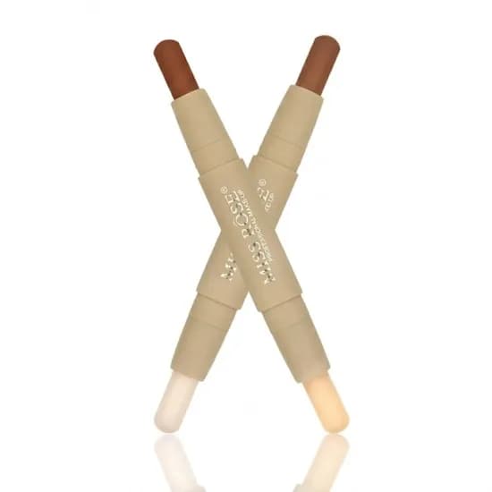 Iluminador Y Contorno Facial Miss Rose Nude Dual Ended