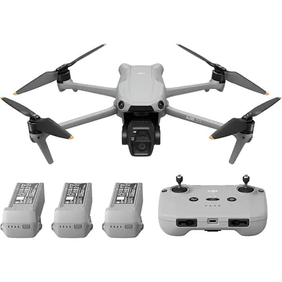 Drone Dji Air 3S FLY More Combo 4K + Controle Dji RC-N3