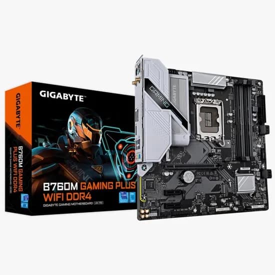 Placa Mãe Intel (1700) Gigabyte B760M Gaming Plus Wifi D4