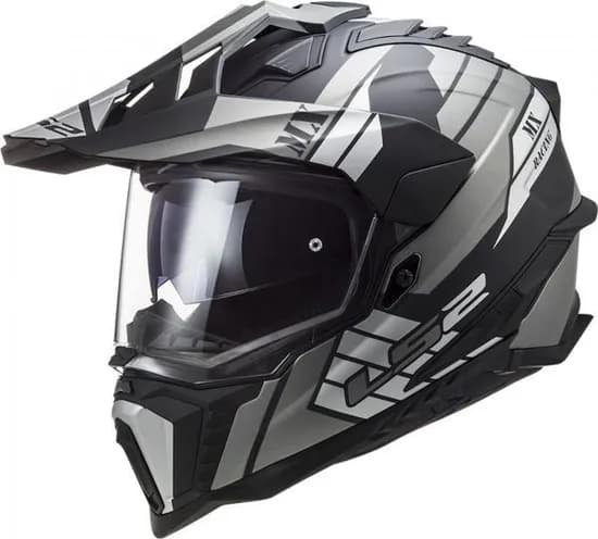 Capacete para Moto LS2 MX701F Tricomposto Atlantis Titanium