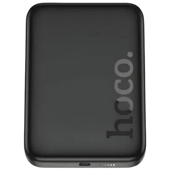 Carregador Portátil Wireless Hoco Palm Power Bank J117A 10.000MAH - Black