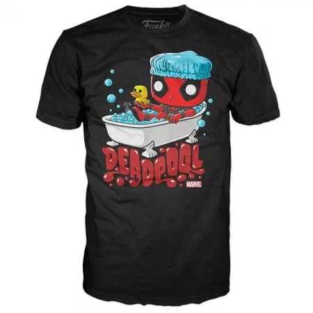 Funko Tees Marvel Deadpool Bubble Bath *XS*