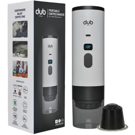 Cafeteira Portátil Dub DBCM 3 En 1 USB-C - White