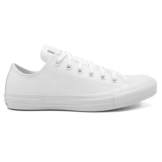 Calzado Converse All Star Cuero Blanco Ox Monochrome CT08260001