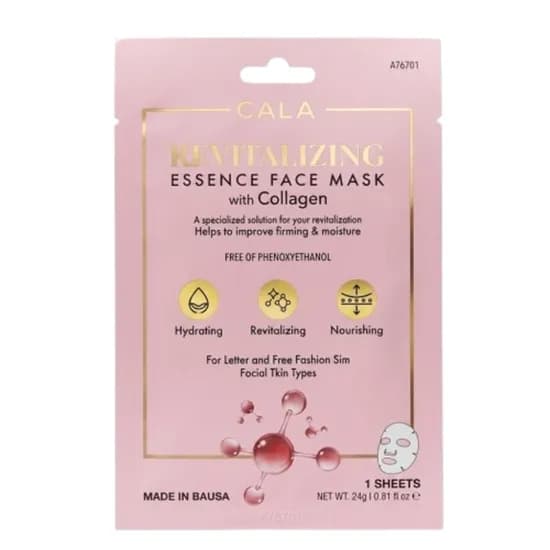 Máscara Cala Essência Revitalizante Colágeno Facial