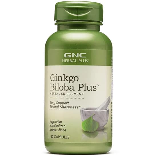 GNC Ginkgo Biloba Plus 120 Cápsulas