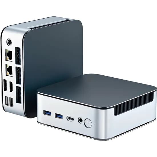 Mini PC Getorli AMD Ryzen 3 5300U 16 GB DDR4 512 GB SSD - Prata