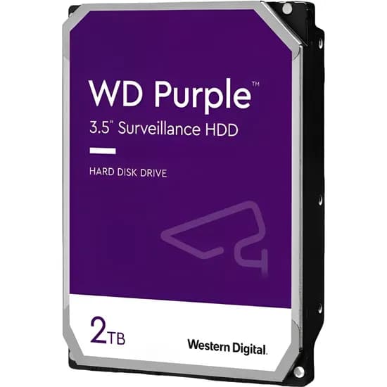 Disco Rígido de Vigilância Western Digital WD Purple 2 TB (WD23PURZ) (Garantia Brasil)