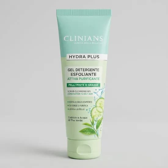 Exfoliante Facial Clinians Hydra Plus Attiva Purificante Cleansing Gel 150ML