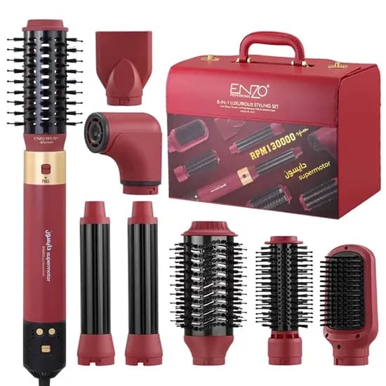 Enzo Modelador de Cabello EN-6223-2 8EN1 220V Red