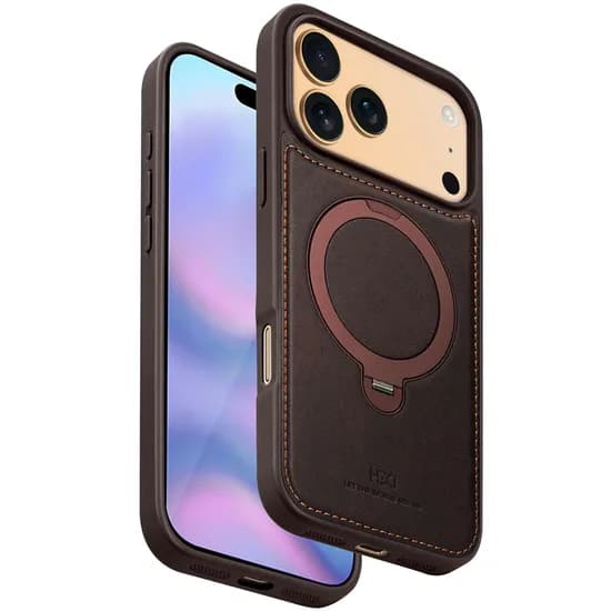 Capa HDD HBC-367 iPhone 17 Pro - Dark Brown