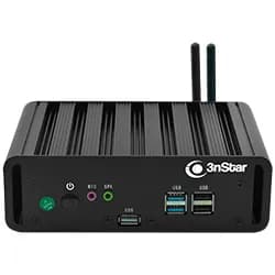 Mini PC 3NSTAR PC082WV-8-240 Industrial Intel Celeron J6412 de 2.0GHZ / 8GB de Ram / 240GB SSD - Preto