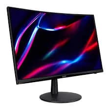 Monitor Acer 24 Nitro ED240Q Curvo FHD 75HZ Freesync, 1MS, VGA + HDMI 