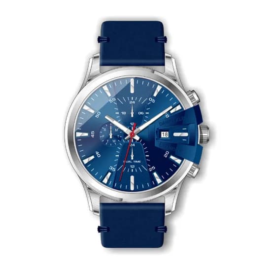 Relógio Analógico Masculino Daniel Klein Exclusive DK.1.12461-2 - Prata e Azul