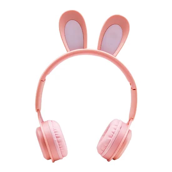 Fone de Ouvido Sem Fio Stereo Headphone MZ-08R com Bluetooth / 400MAH - Rosa