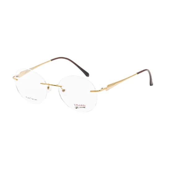 Armação para Óculos de Grau Visard Mod.7022 Col.01 Tam. 52-18-140MM - Dourado