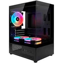 Gabinete Gamer Satellite K8501 Micro ATX / 3 Cooler - Preto