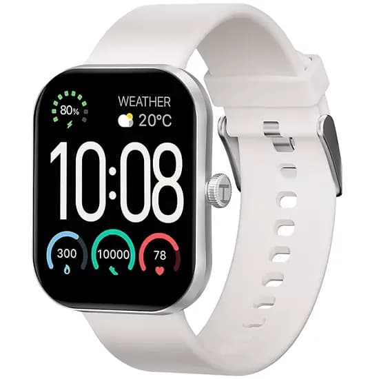 Relógio Haylou Watch S6 HF010 com Bluetooth - Prata (Anatel)