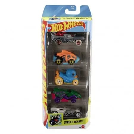 Car Hot Wheels 5 Pack Street Beasts JBJ90