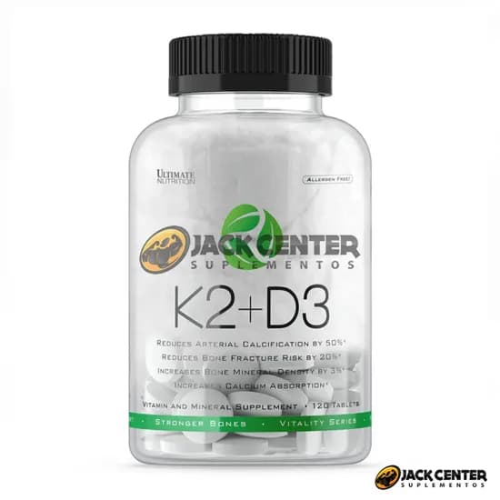 Vitamina D3 & K2 Ultimate Nutrition 120TABLETS
