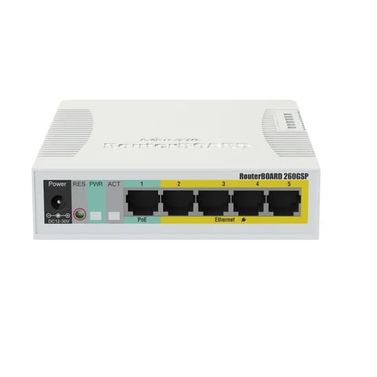 Mikrotik Smart Switch RB260GSP CSS106-1G-4P-1S Poe