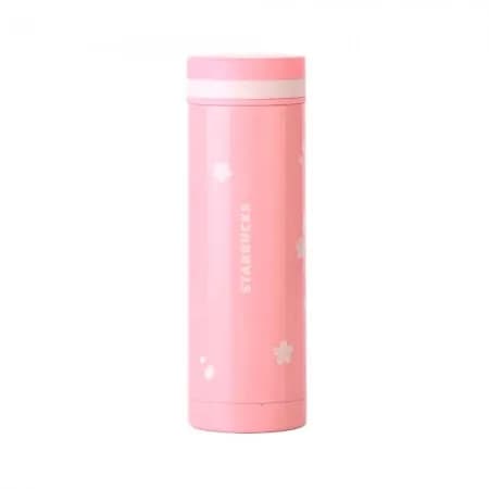 Garrafa Termica Starbucks 300ML Estampa Flores