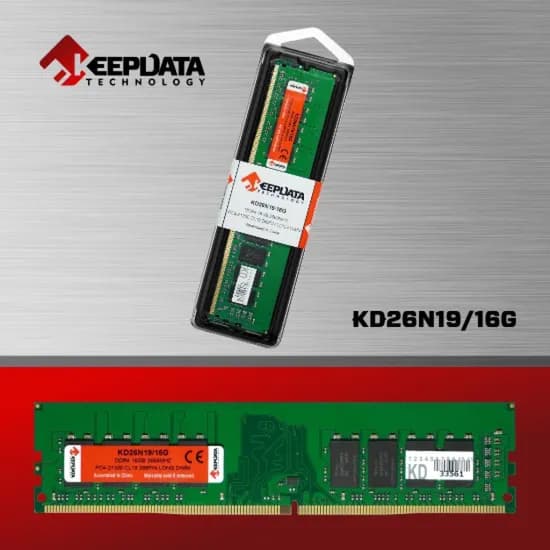 Memóriaória DDR4 16GB 2666MHZ Keepdata KD26N19/16G