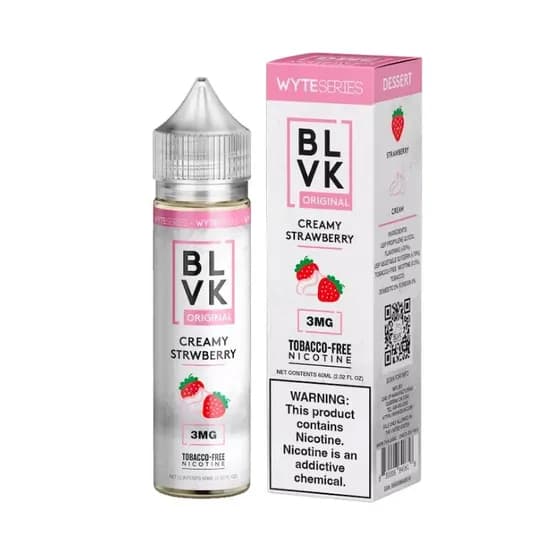 BLVK Juice Original Creamy Strawberry 60ML 3MG