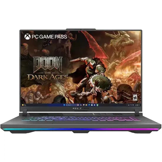 Notebook Asus Rog Strix G16 G614PP-WH94 Ryzen 9-8940HX 16" 16GB de Ram/ 1TB/ W11/ RTX5070 8GB