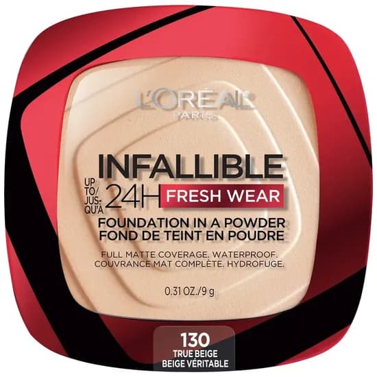 Loreal Polvo Maquillaje Infallible 24HR. 130 True Beige